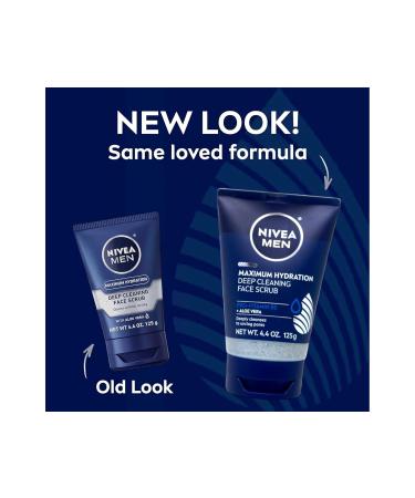 NIVEA FOR MEN Original Deep Cleaning Face Scrub 4.4 oz (Pack of 11) - Buy Online on GoSupps.com