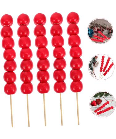 Warmhm 10 Pcs Simulated Candied Haws Snacks Fruit Toy Chinese New Year Party Favor Artificial Candy Sugar Coated Haws Toy Candied Preserved Haws Toys Foam Chinese Style Hawthorn Toddler - Buy Online on GoSupps.com