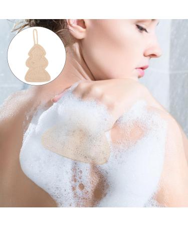 Buy NOLITOY Natural Loofah Exfoliating Sponge - Christmas Tree Shape Bath & Shower Scrubber for Exfoliation & Massage - International Shipping Available - Buy Online on GoSupps.com