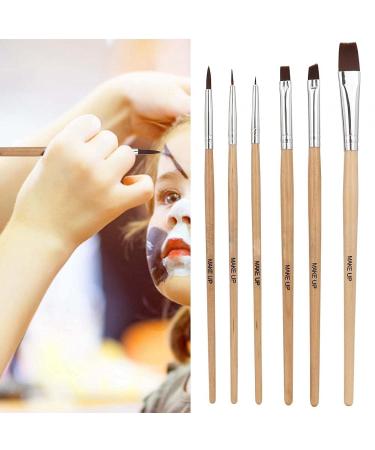 Professional 6-Piece Children s Make-Up Brush Set | Art Oil & Watercolor Paint Brushes for Halloween & Travel | Perfect for Little Artists - Buy Online on GoSupps.com