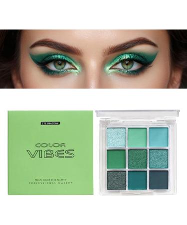  Generisch Green Eyeshadow Palettes Green Eyeshadow Green Glitter Makeup Pearl Makeup Palette Eyeshadow & Glitter Palette Matte Eyeshadow and Glitter Palette - Buy Online on GoSupps.com