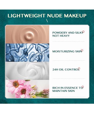 Erinde Mushroom Head CC Cream Foundation - Natural Finish, Full Coverage, Moisturizing BB Cream Makeup - Buy Online on GoSupps.com