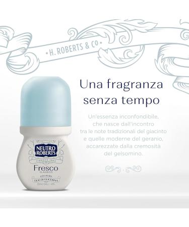  Neutro Roberts Neutro Roberts Classic Roll-On Fresh Roll-On Aluminum Salt-Free No Staining with Pure Glycerin Oil Deodorant for Men and Women 100% Recycled Plastic 50 ml 48h - Buy Online on GoSupps.com
