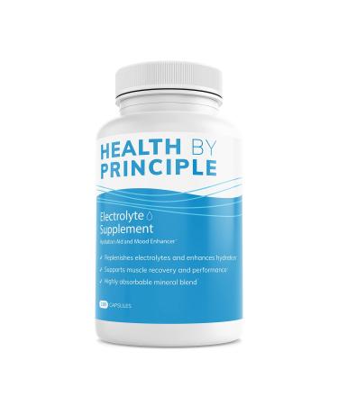 Health By Principle Electrolyte Supplement  Muscle Cramp Prevention Rapid Rehydration -100 Easy to Swallow Veggie Capsules