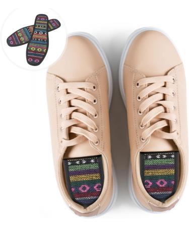 Shop NOLITOY 3 Pairs Absorption Shoe Inserts - Shock Absorbing Insoles for Flat Feet | Boho & Sport Design | Charcoal Color for Men & Women | International Shipping Available - Buy Online on GoSupps.com