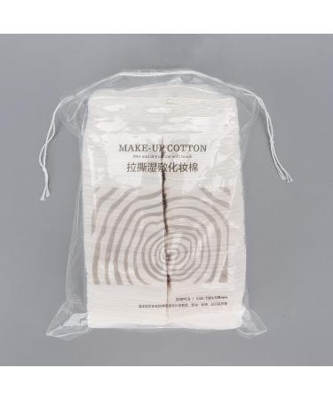 Makeup Cotton Portable Absorbent 200 Pieces Beauty Salon Skin Care Cotton Pad for Home Travel - Buy Online on GoSupps.com