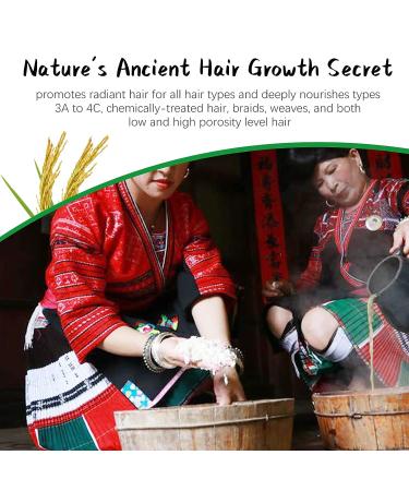 Rice Water Hair Growth Shampoo & Conditioner Set for Women - With Rosemary, Biotin & Caffeine - Ideal for Thinning Hair & Loss - Buy Online on GoSupps.com