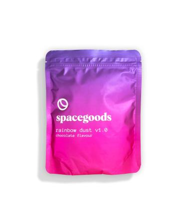 Spacegoods - Rainbow Dust v1.0 - Chocolate Flavour Lion's Mane Mushroom Powder - Energy Superfood - with Chaga Cordyceps Maca Root Natural Caffeine Ashwagandha - Vegan 240 g (Pack of 1)