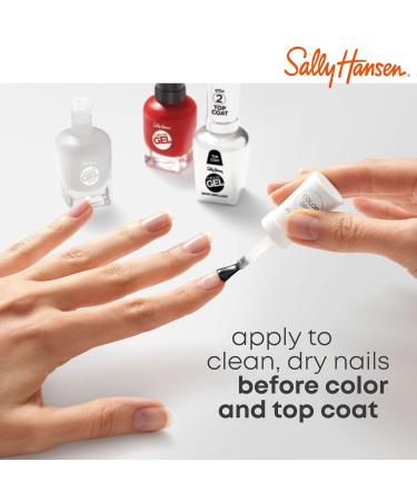 Sally Hansen Miracle Gel - Color Grip Primer & Base Coat | Long Lasting Clear Nail Polish No UV Lamp Needed - Buy Online on GoSupps.com