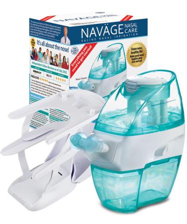 Navage Nasal Irrigation Essentials Bundle: Navage Nose Cleaner, 20 SaltPods, Triple-Tier Countertop Caddy, Plus 10 Bonus SaltPods. Clean Nose, Healthy Life! - Buy Online on GoSupps.com