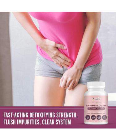 D-Mannose Capsules 2500mg - UTI & Bladder Control Treatment for Women - 60 Capsules | UK Made - Buy Online on GoSupps.com