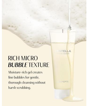 DR.PEPTI Centella Pure Gel Cleanser - Korean Face Wash Gentle Daily Cleanser for Sensitive Dry Skin with Salicylic Acid BHA Peptides - pH Balanced Gel to Bubble Wash 6.76 fl.oz. - Buy Online on GoSupps.com