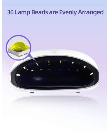SUNUV 48W UV LED Nail Dryer Lamp for Gel Polish | SUN4 Black | Auto Sensor, Professional Nail Art Tools - Buy Online on GoSupps.com