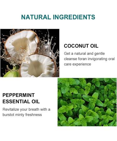 Lightening Oil Mouthwash | Natural Teeth Whitening with Coconut & Peppermint | Ayurvedic Formula - 100/200ml - Buy Online on GoSupps.com