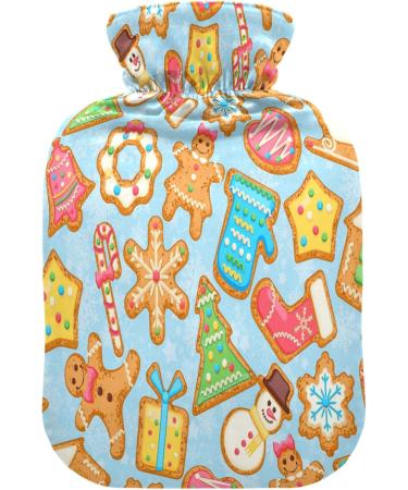 KCLDECI 2L Hot Water Bottle with Lid - Christmas Foot Warmer & Pain Relief | Heat & Cold Therapy for Cramps - Buy Online on GoSupps.com