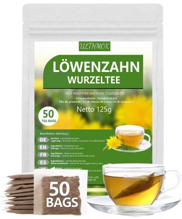 ULTHMOK ULTHMOK Dandelion Tea | Dandelion Root | 50 Tea Bags 100% Natural & No Additives
