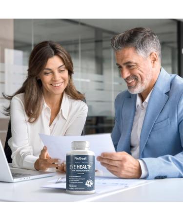 NuBest AREDS 2 Eye Vitamins - 60 Vegan Capsules for Eye Health Beta Carotene Lutein Zeaxanthin & More - International Shipping Available - Buy Online on GoSupps.com