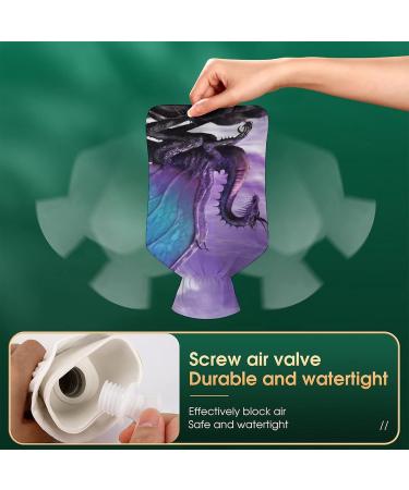 Dragon Purple Hot Water Bottle with Plush Cover - Cozy Hand Warmer for Adults & Kids (26.5x15.3cm) | International Shipping Available - Buy Online on GoSupps.com