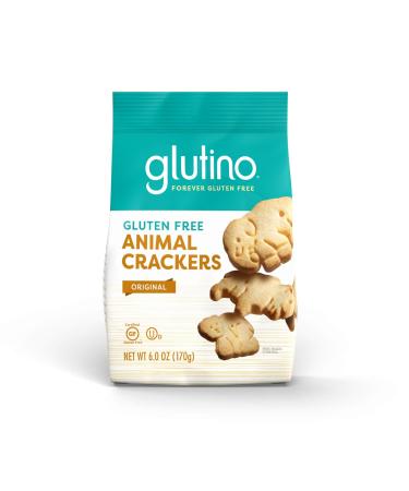 Glutino Gluten Free Animal Crackers, Crunchy and Sweet, Original Flavor, 6 oz