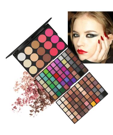 Allbesta 123 Colors Professional Makeup Palette - 9 Powder 6 Blush 108 Eyeshadow Shades for Flawless Beauty - Buy Online on GoSupps.com