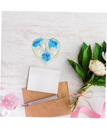 Angoily 6 Sets Soap Box Ladies Floral Scented Bath Soap Rose Petals Soap Forever Immortal Flowers Artificial Rose Flowers Memorial The Iron Floral Soap Romantic - Buy Online on GoSupps.com