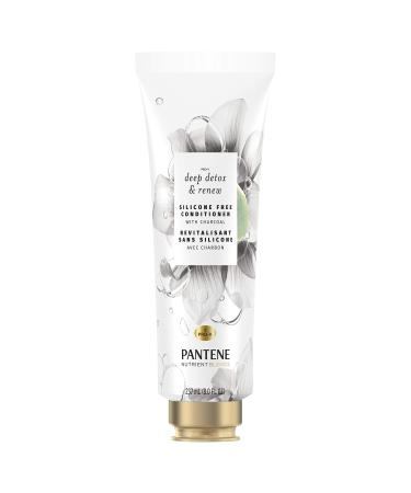 Pantene Nutrient Blends Deep Detox & Renew Clarifying Silicone free Charcoal Conditioner 237 Milliliters