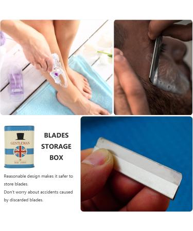 Housoutil Razor Blade Storage Box for Men | Removable Container for Facial Blades & Dispenser | International Shipping Available - Buy Online on GoSupps.com