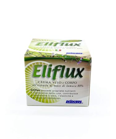 farmaflor Eliflux Face and Body Cream with Snail Mucus Extract - 50 ml 80% Snail Mucus Extract (Snail Secretion Filtrate) and Nutrient Regenerating Extract