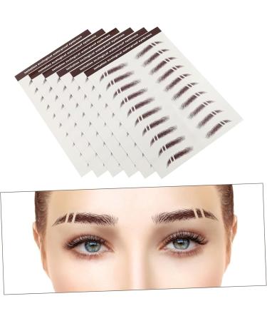 Baluue 30 Pcs Eyebrow Stickers Brown Eyebrow Sticker Makeup Stickers Brown Eyebrow Tattoos Eyebrows Soy Ink - Buy Online on GoSupps.com