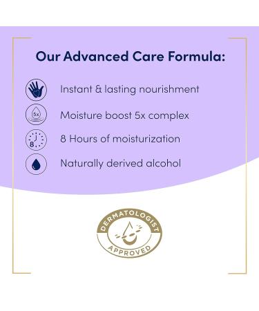 Dove Advanced Care Lavender & Chamomile Hand Sanitizer 8 oz - Pack of 4 | 99.99% Effective Against Germs | Soft Smooth Skin Formula - Buy Online on GoSupps.com