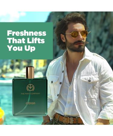 The Man Company Citron Perfume for Men - 100ml | Premium Long-Lasting Fragrance Eau De Parfum | Gift For Him - Buy Online on GoSupps.com