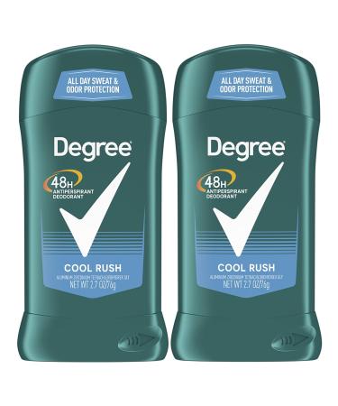 Degree Men Cool Rush Antiperspirant Deodorant Dry Spray 3 count 3.8 oz & Original Stick Deodorant 2 pack 2.7 oz - Buy Online on GoSupps.com