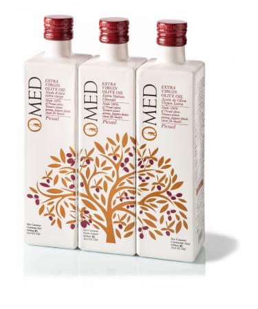 3 bottles O-Med Picual selection 500ml - Extra virgin olive oil - OMED by Oliva Oliva Internet SL