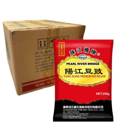 PEARL RIVER BRIDGE - Fermented Black Soybeans - Multipack (40 X 250 GR) 250 g (Pack of 40)