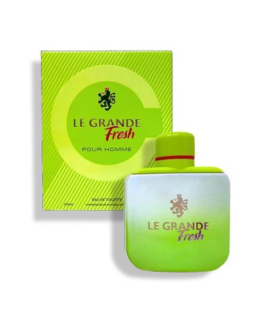 LE GRANDE FRESH POUR HOMME EAU DE TOILETTE 3.4 FL. Oz. Fresh and sparkling men's fragrance. - Buy Online on GoSupps.com