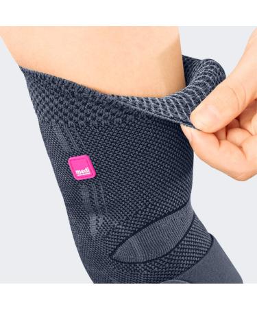 Medi Epicomed Elbow Bandage | Unisex Silver Size II | Compression Stabilizer for Tennis & Golfer's Elbow | Breathable & Reversible Support - Buy Online on GoSupps.com