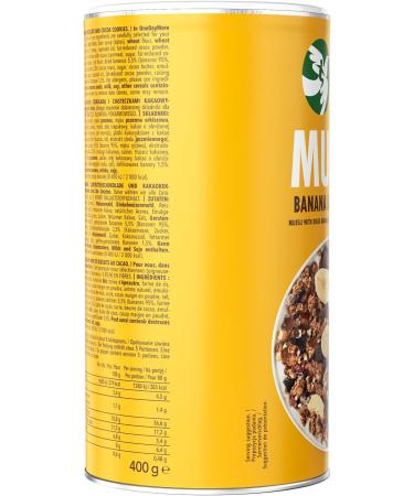 OneDayMore Banana Chocolate Muesli | Nutritious Breakfast for Energy | Crispy | Natural Sweetness | Perfect for Starting the - Buy Online on GoSupps.com