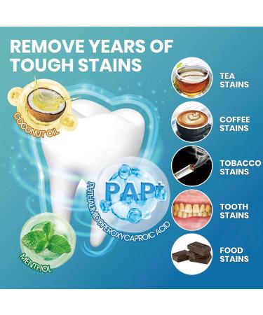 Professional Whitening Strips for Sensitive Teeth:Hydrogen Peroxide-Free Treatments - Effective & Gentle Dental Whitener (42 Count (Pack of 1) Mint) Mint 42 Count (Pack of 1) - Buy Online on GoSupps.com