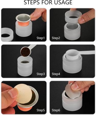 Fdit Ensemble de Dosettes de Capsules de caf Jetables Conservation de la Fra cheur pour Cafeti re Brosse et Cuill re en Papier D'aluminium 60 Pi ces pour Usage Domestique et de Bureau - Buy Online on GoSupps.com