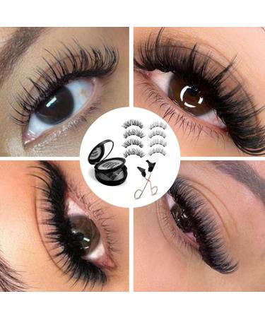 SSKHE Magnetic Eyelashes without Eyeliner Reusable Dual Magnetic lashes false eyelashes magnetic Natural Look Magnetic Eyelashes No Glue 3D False Eyelashes Kit with Applicator Waterproof Easy to Wear - Buy Online on GoSupps.com