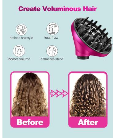 Diffusion Nozzle for Dyson Airwrap Styler HS03 HS05 - Pink Hairdryer Attachment | Convert & Enhance Styling - Buy Online on GoSupps.com