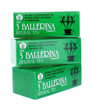3 BALLERINA TEA DIETERS DRINK EXTRA STRENGTH, 1.88oz 18 Count(3 BOXES) 18 Count (Pack of 3)