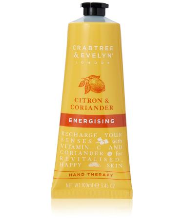 Crabtree & Evelyn Citron & Corriander Energising Hand Therapy  3.45 oz Citron & Coriander 3.45 Ounce (Pack of 1)