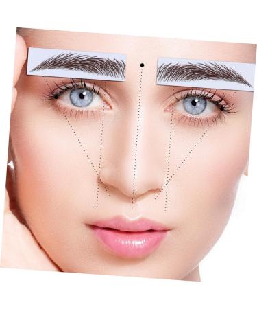 FOMIYES 20 Pcs Eyebrow Stickers Black Stickers Hair-like Authentic Eyebrows Water Transfer Eyebrow Sticker - Buy Online on GoSupps.com