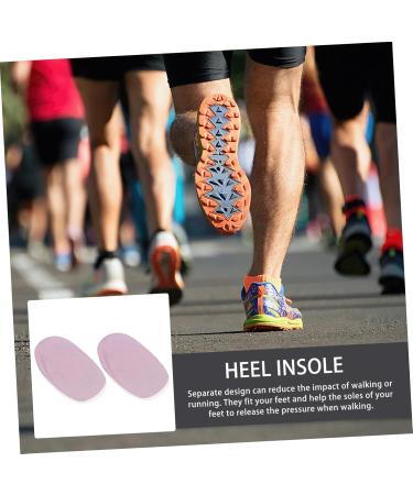 FOMIYES Gel Insole Heel Pads - Anti-Sweat & Shock-Absorbing Silicone Heel Cups | 6 Pairs | Assorted Colors | Perfect for All Shoe Types - Buy Online on GoSupps.com