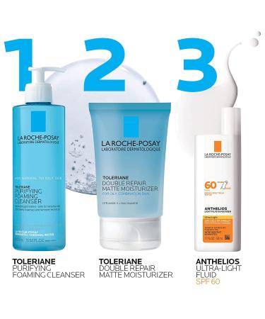 La Roche-Posay Anthelios Light Fluid Face Sunscreen SPF 60 for Sensitive Skin - Oil Free & Non-Comedogenic - Buy Online on GoSupps.com