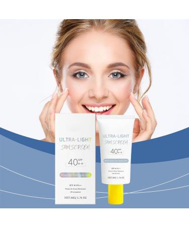 YNPQTDS Moisturizing Sunscreen 50 Grams UV Protective Moisturizing Sunscreen Broad Spectrum Lightweight Skin Care Without Oil NonGreasy For Women And Men Everyday - Buy Online on GoSupps.com