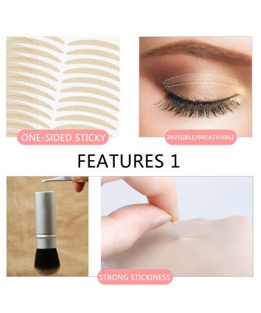 120 Pairs Lace Slim Eyelid Tape - Instant Eye Lift Strips for Saggy & Hooded Eyelids | Invisible Sticky Stickers - Buy Online on GoSupps.com