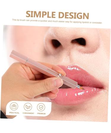Housoutil Lip Makeup Brush Professional Makeup Makeup Professional Make up Brush Lip Brush for Lipstick Makeup Brush for Women Portable Lipstick Brush Lip Stick Applicator - Buy Online on GoSupps.com