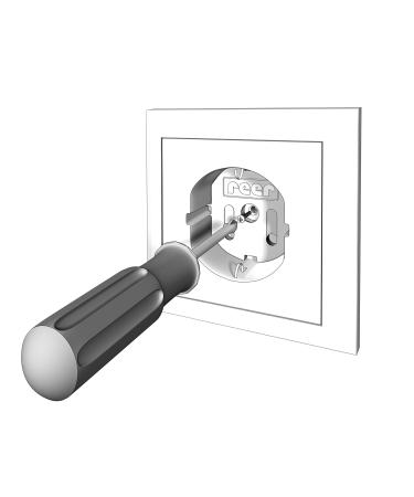 Reer 3245020 Socket Protector - Screwable White - 20 Pack | Safe International Shipping - Buy Online on GoSupps.com